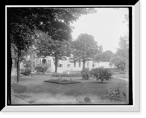 Historic Framed Print, Superintendent's residence, house of correction, Detroit, Mich.,  17-7/8" x 21-7/8"