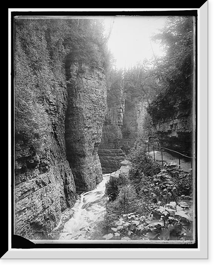 Point Lookout, Ausable Chasm, N.Y, Antique Print
