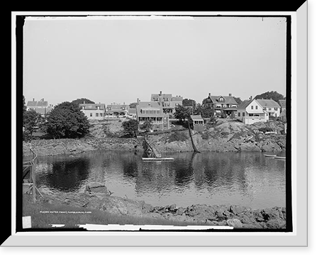 Water front, Marblehead, Mass. - 3, Antique Print