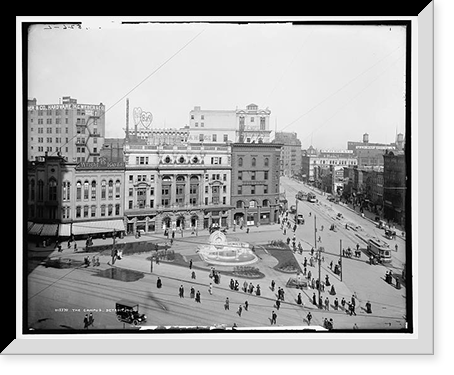 Historic Photo Print - Detroit, Michigan - The Campus