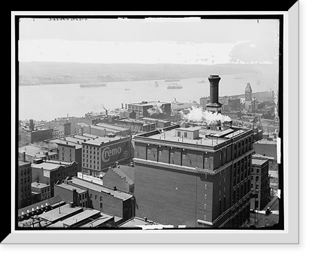 Historic Framed Print, [General view, Detroit, Mich.] - 4,  17-7/8" x 21-7/8"