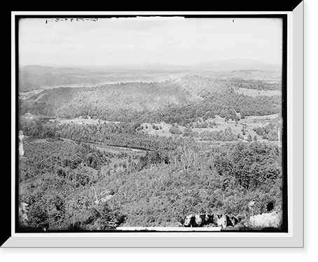 Saranac Lake from Baker Mt., N.Y. - 2, Historic Print