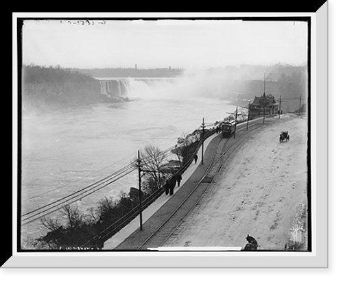 Historic Framed Print, Niagara Falls from Clifton Hotel - 2,  17-7/8" x 21-7/8"