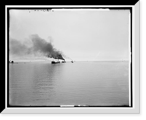 Historic Framed Print, [Peche Island and Windmill Point, Lake St. Clair, Ont.] - 3,  17-7/8" x 21-7/8"