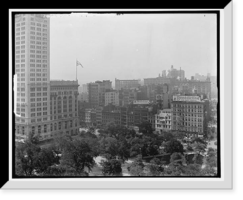 Historic Framed Print, Panorama of Madison Square, New York, N.Y. - 2,  17-7/8" x 21-7/8"