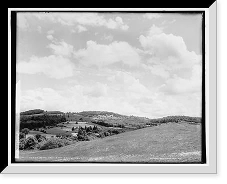 South from East Wallingford, Green Mountains, Vintage Wall Art