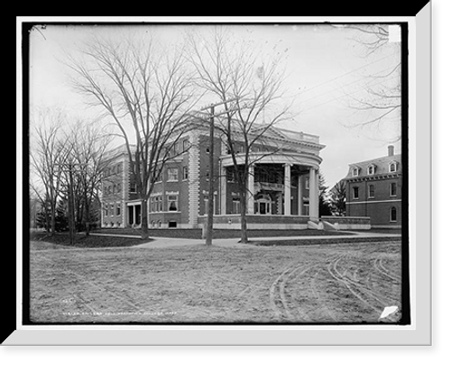 Historic Framed Print, College hall, Dartmouth College, Mass. [i.e. New Hampshire],  17-7/8" x 21-7/8"