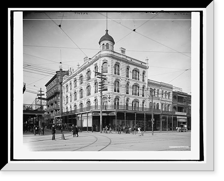Chess, Checker, and Whist Club, New Orleans, La, Historic Print