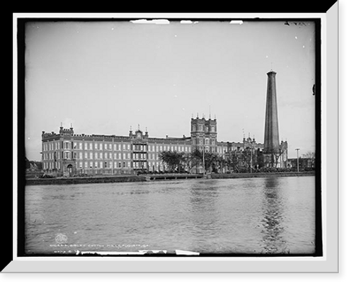Historic Framed Print, Sibley Cotton Mills, Augusta, Ga.,  17-7/8" x 21-7/8"
