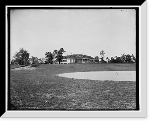 Historic Framed Print, Palmetto golf links, Aiken, S.C.,  17-7/8" x 21-7/8"