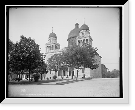 Vintage Photo Print - Baltimore, Maryland - Oheb Shalom Temple