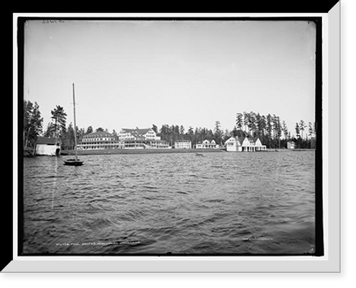 Historic Framed Print, Paul Smith's [Hotel], Adirondack Mountains,  17-7/8" x 21-7/8"