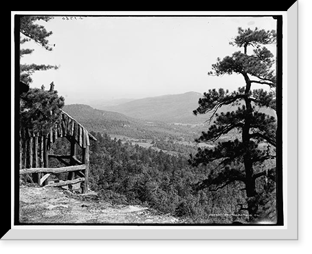 Sky Top from Pine Cliff, Lake Minnewaska, N.Y, Historic Reproduction