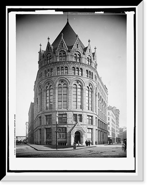 Historic Framed Print, Chamber of Commerce, Boston, Mass. - 2,  17-7/8" x 21-7/8"
