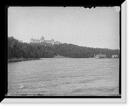 Hotel Champlain from steamboat dock Classic, Antique Poster
