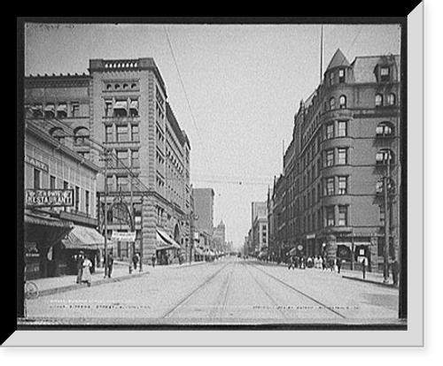 Historic Framed Print, Superior Street, Duluth, Minn. - 2,  17-7/8" x 21-7/8"