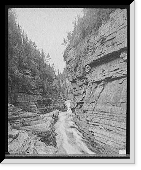 Down from Punch Bowl, Ausable Chasm, N.Y, Antique Wall Art