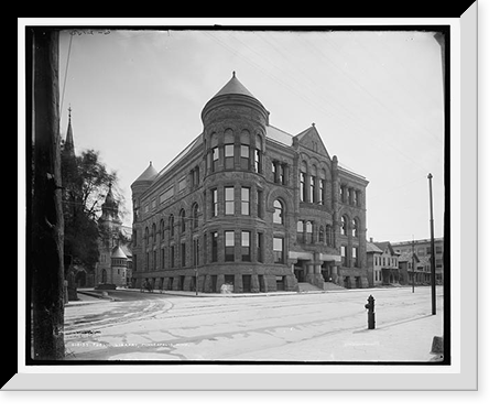 Public library, Minneapolis, Minn, Vintage Poster