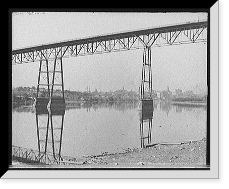 St. Paul from under High Bridge, Vintage Poster