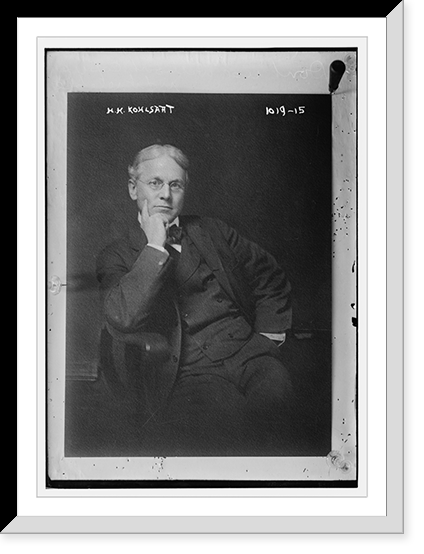 Historic Framed Print, H.H. Kohlsaat seated,  17-7/8" x 21-7/8"