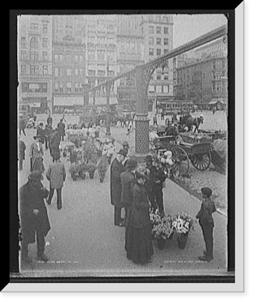 Historic Framed Print, Union Square, New York - 4,  17-7/8" x 21-7/8"