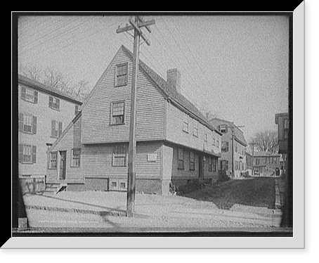John Ward House, Salem, Mass, Antique Wall Art