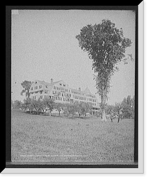 Historic Framed Print, Colonial Hotel, Centre Harbor, Lake Winnipesaukee, N.H. - 2,  17-7/8" x 21-7/8"