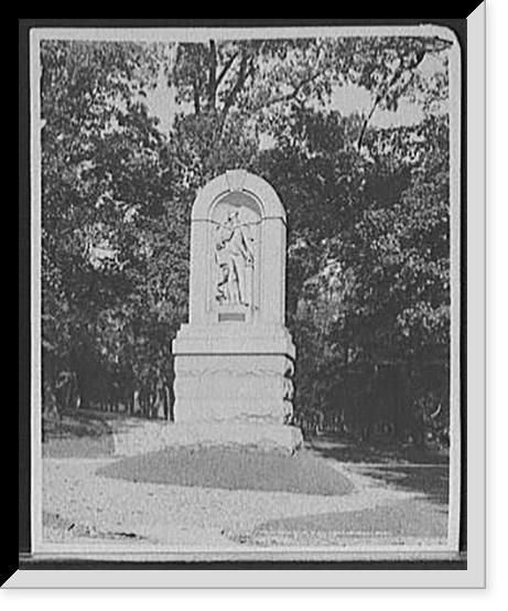 Washington Monument, Druid Hill Park, Baltimore, Md, Antique Print