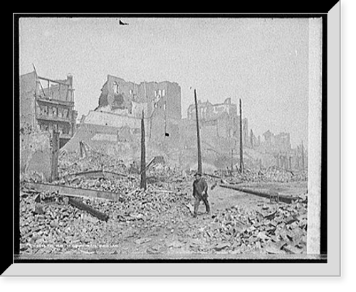 Historic Framed Print, The Heart of Chinatown, San Francisco, Cal.,  17-7/8" x 21-7/8"