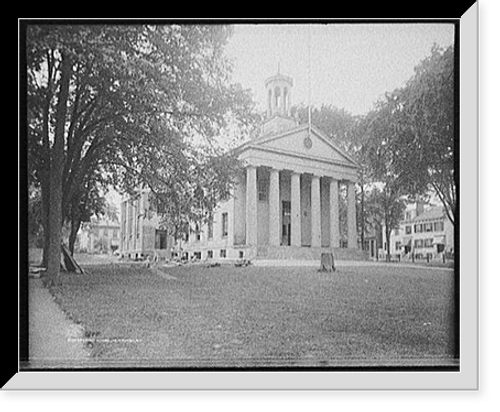 Historic Framed Print, Court House, Newburgh, N.Y.,  17-7/8" x 21-7/8"