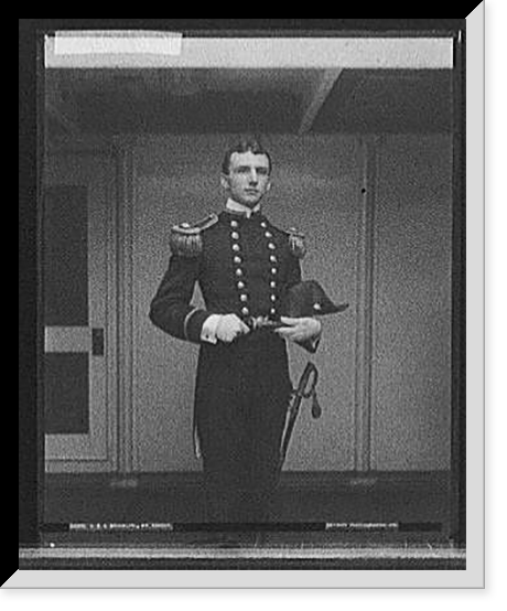 U.S.S. Brooklyn, Mr. Sandoy, Antique Poster