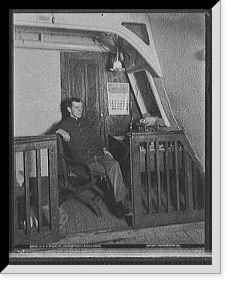 U.S.S. Brooklyn, First Sergeant, Marine Corps, Vintage Wall Art