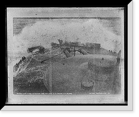 U.S.S. Terror on passage from San Juan to St. Thomas Classic, Vintage Poster