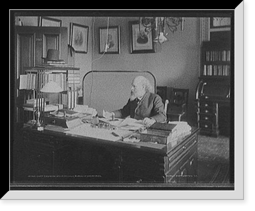 Historic Framed Print, Chief Engineer Geo. W. Melville, Bureau of Engineering - 2,  17-7/8" x 21-7/8"