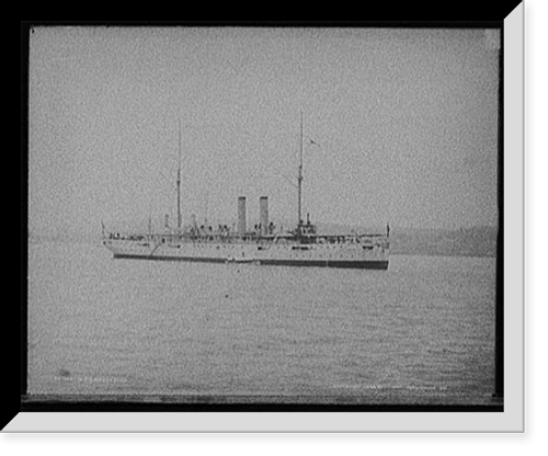 Historic Framed Print, U.S.S. Galveston,  17-7/8" x 21-7/8"
