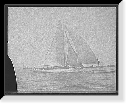 Historic Framed Print, Rooster II finishing, Put-In-Bay, July 20, [19]04,  17-7/8" x 21-7/8"