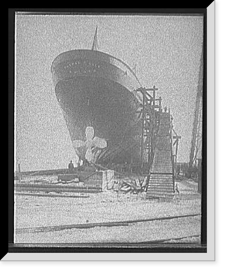 S.S. Thomas S. sic Cole, stern view, Vintage Wall Art