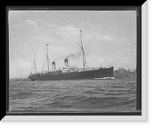 Historic Framed Print, S.S. Teutonic,  17-7/8" x 21-7/8"
