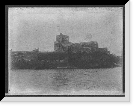 West Indies, Domingo City, old fort, Vintage Poster
