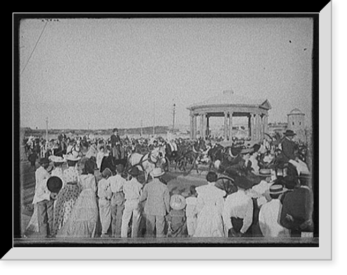 Historic Framed Print, [On the Malecon, Havana, Cuba],  17-7/8" x 21-7/8"