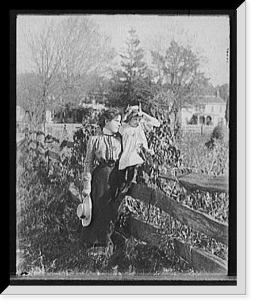 Historic Framed Print, [Ruth and Alice],  17-7/8" x 21-7/8"