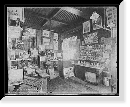 Historic Framed Print, Interior, El Unico, St. Augustine, Fla.,  17-7/8" x 21-7/8"