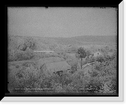 Historic Framed Print, Valley of the Genegantslet, Smithville, N.Y.,  17-7/8" x 21-7/8"