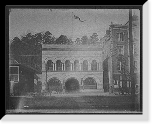 Historic Framed Print, [Hot Springs, Arkansas, Southern Club],  17-7/8" x 21-7/8"