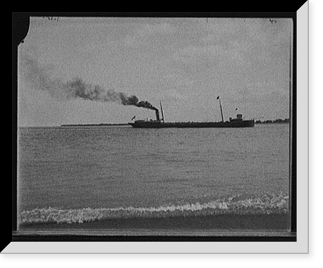 Historic Framed Print, [Steamer, Michigan Trans. Co],  17-7/8" x 21-7/8"