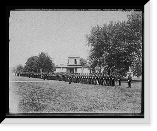 Historic Framed Print, [Dress parade, U.S. Naval Academy] - 3,  17-7/8" x 21-7/8"