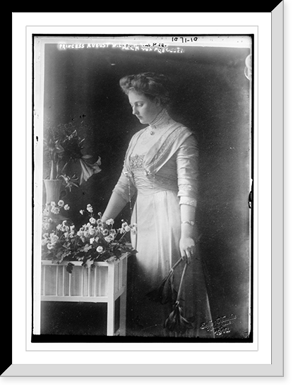 Historic Framed Print, Princess August Wilhelm von Preussen, Selle u. Kuntze.Selle u. Kuntze,  17-7/8" x 21-7/8"