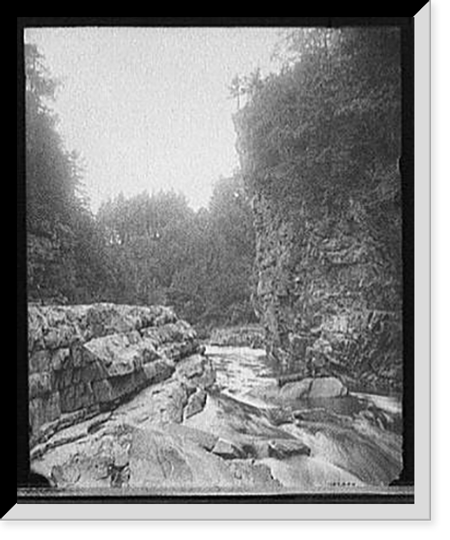 Historic Framed Print, Pulpit Rock, Ausable Chasm,  17-7/8" x 21-7/8" Historic Framed Print, Pulpit Rock, Ausable Chasm,  17-7/8" x 21-7/8"