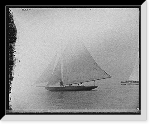 Historic Framed Print, [Sailing yacht Typhoon],  17-7/8" x 21-7/8"