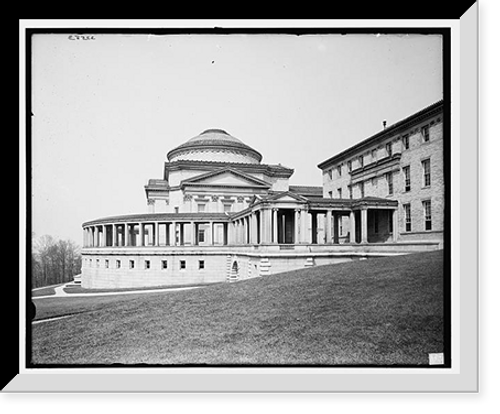 Historic Framed Print, [New York University library, School of Languages and Hall of Fame for Great Americans, New York, N.Y.],  17-7/8" x 21-7/8"